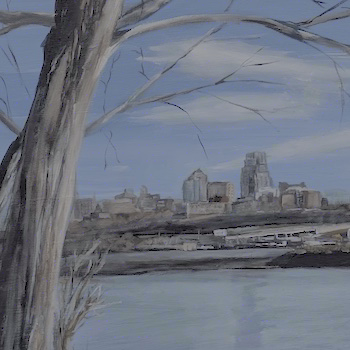 KC skyline painting