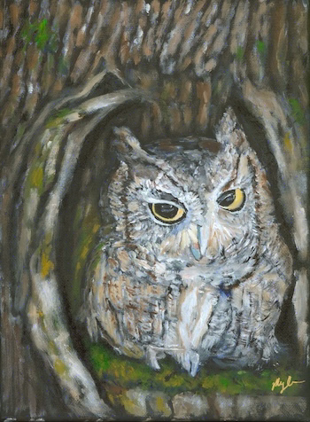 Screech Hollow painting